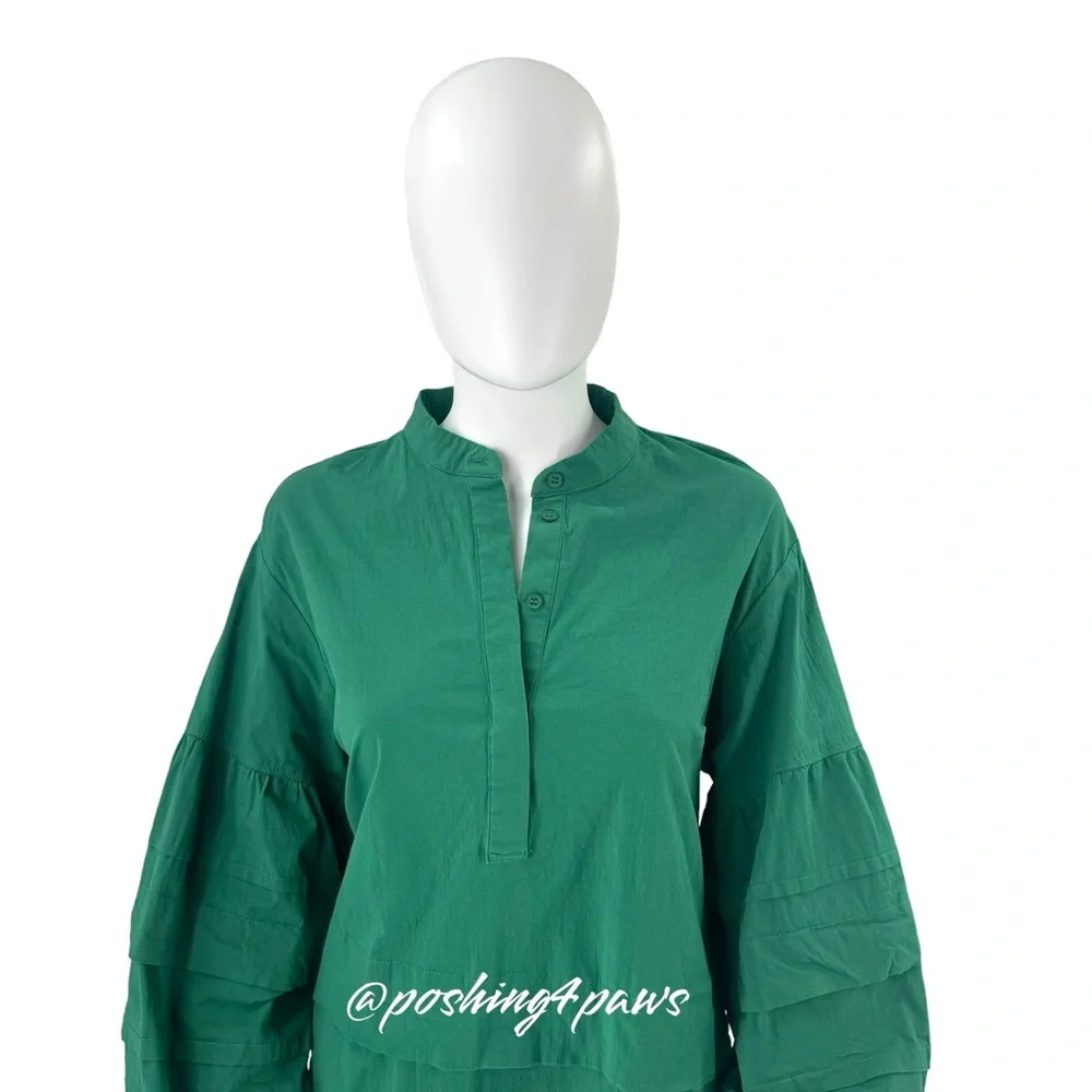 Pomander Place | New Palm Green Chelsea Mini Dress Size L - Picture 5 of 11